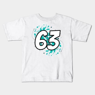 George Russell Driver Number Kids T-Shirt